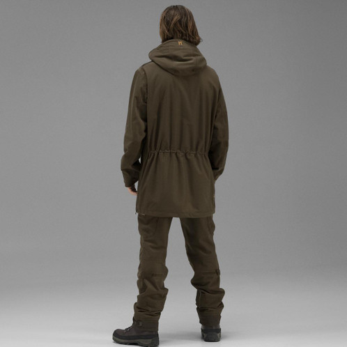 Hunting Green Harkila Mens Mountain Hunter Smock Model Rear