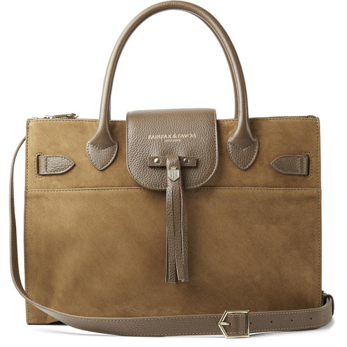 Tan Fairfax & Favor Womens Windsor Work Bag