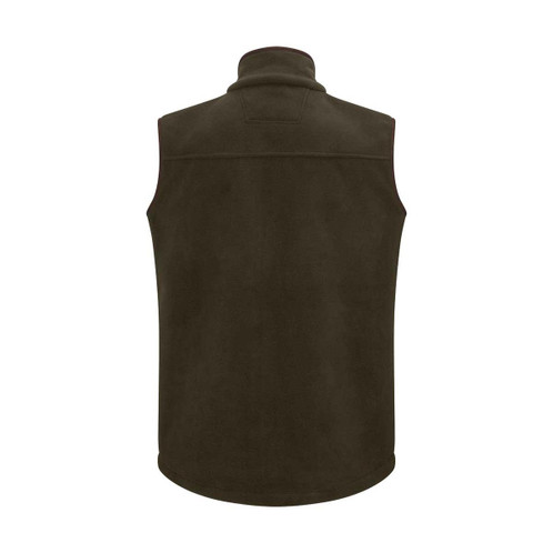Green Hoggs Of Fife Woodhall Fleece Gilet back