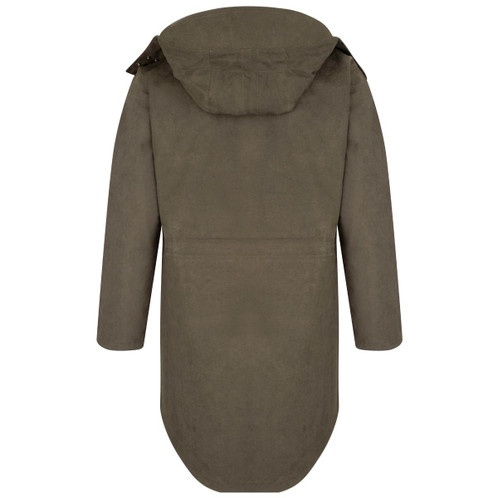 Dark Green Hoggs Of Fife Mens Struther Trilaminate Long Smock Back