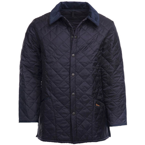Navy Barbour Mens Liddesdale Quilted Jacket