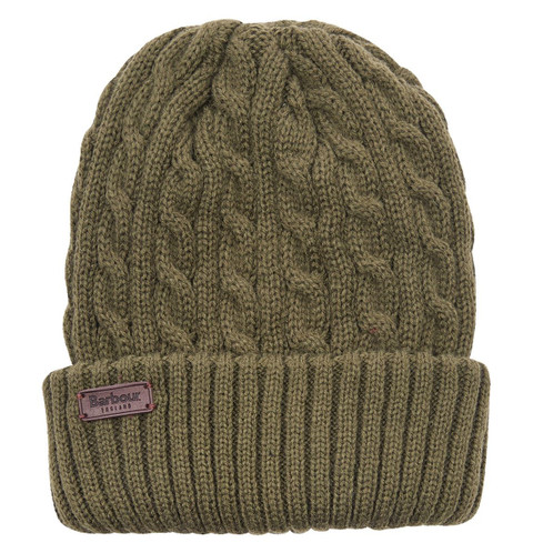 Olive Barbour Balfron Knit Beanie