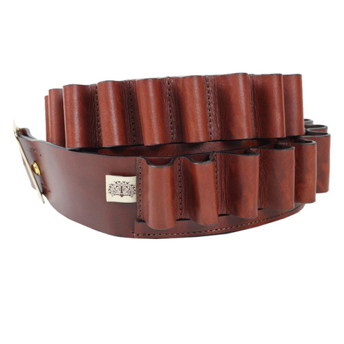 Teales Premier Leather 12 Bore Cartridge Belt Open Hoop 25 Shells