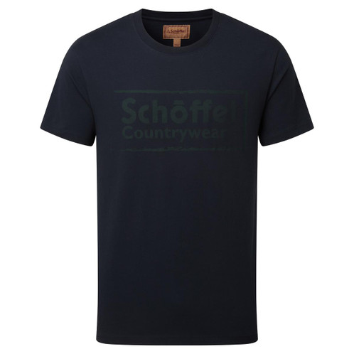 Navy Schoffel Mens Heritage T-Shirt