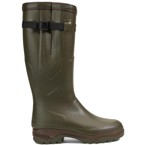 Kaki Aigle Unisex Parcours 2 Iso Wellington Boots