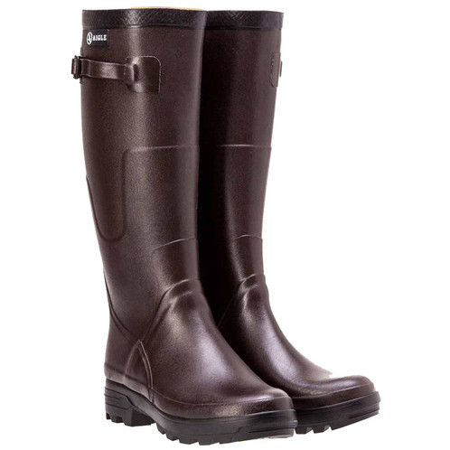 Brun Aigle Unisex Benyl Wellington Boots