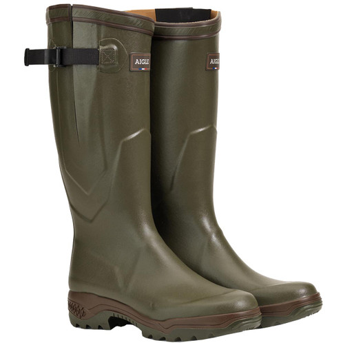 Kaki Aigle Unisex Parcours 2 Vario Wellington Boots