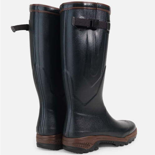 Bronze Aigle Unisex Parcours 2 Vario Wellington Boots Back