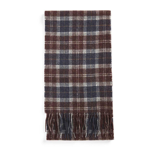 Midnight Oak Tartan Barbour Tartan Lambswool Scarf