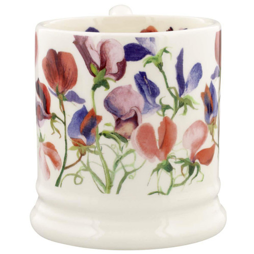 Emma Bridgewater Sweet Pea Multi Half Pint Mug FRONT