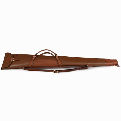 London Tan - Croots Byland Leather Shotgun Slip with Handles