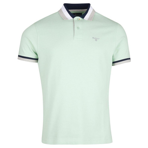 Dusty Mint Barbour Mens Finkle Polo