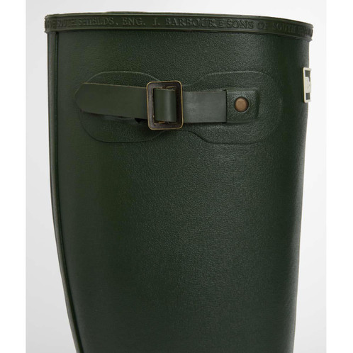 Barbour Mens Bede Wellington Boots gusset