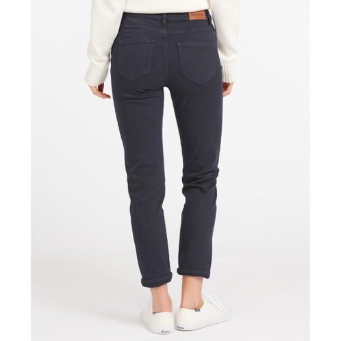 Barbour Womens Essential Slim Trousers Rear