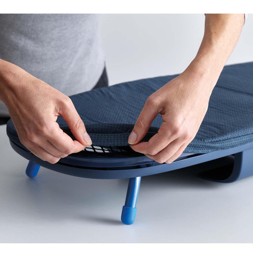 Black/Blue Joseph Joseph Pocket Plus Folding Table-Top Ironing Board change