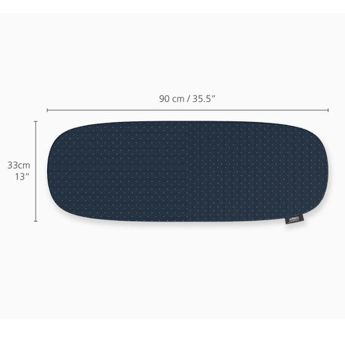 Black/Blue Joseph Joseph Pocket Plus Folding Table-Top Ironing Board dimensions