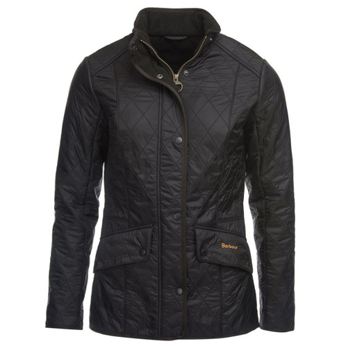 Black Barbour Womens Cavalry Polarquilt Jacket