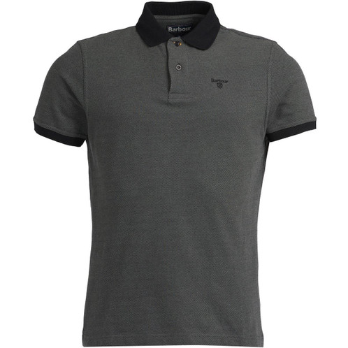 Black Barbour Mens Sports Polo Mix