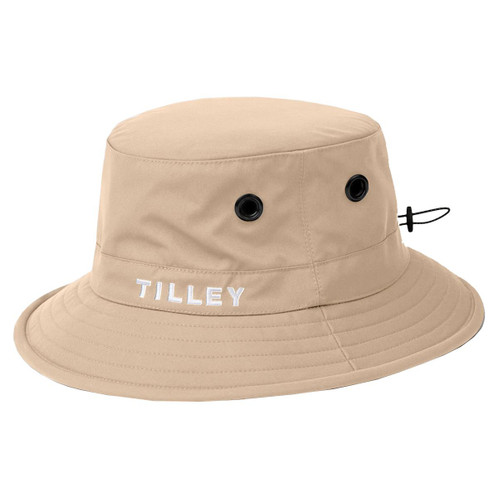 Tilley Unisex Golf Bucket Hat in Light Tan