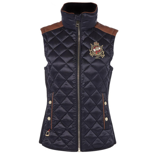 Ink Navy Holland Cooper Womens Diamond Quilt Classic Gilet