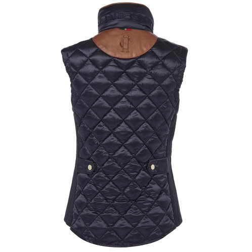 Ink Navy Holland Cooper Womens Diamond Quilt Classic Gilet