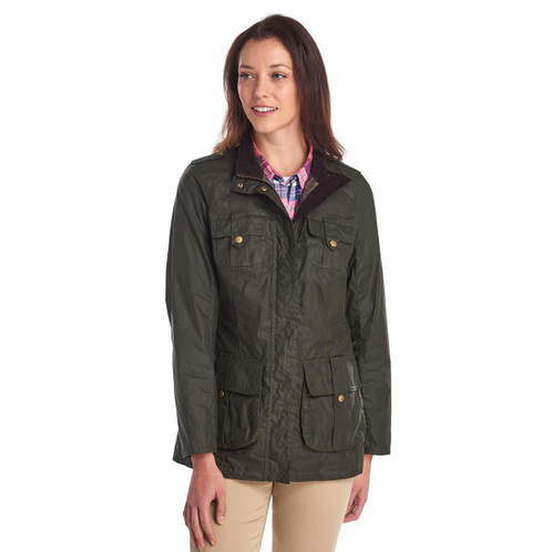 Barbour Womens Defence Lightweight Wax Jacket
