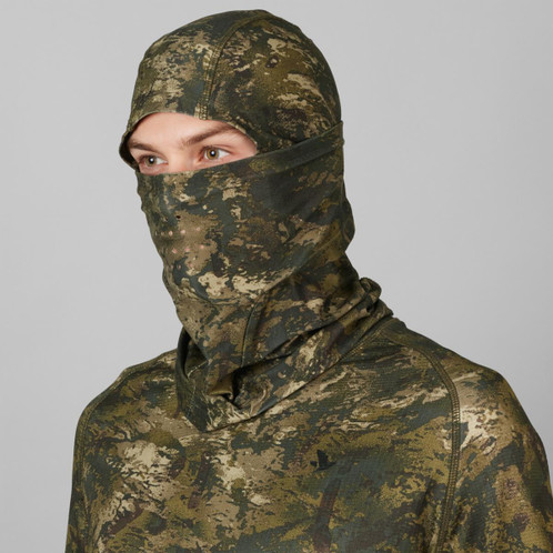 InVis Green Seeland Mens Scent Control Camo Balaclava 3