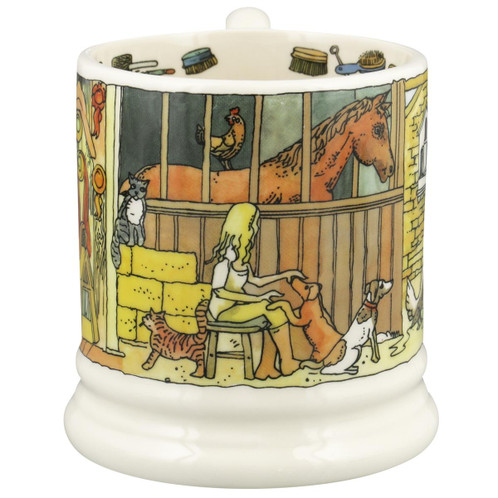 Emma Bridgewater Down At The Stables Half Pint Mug