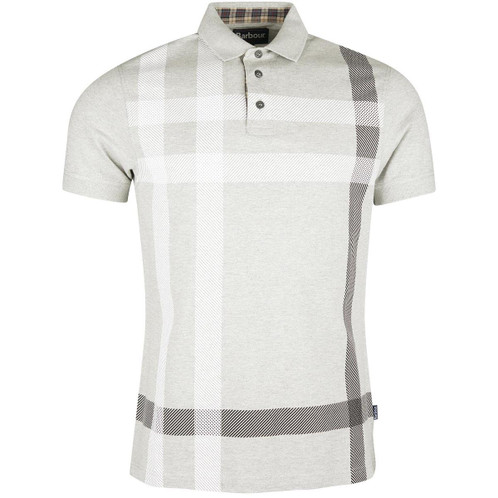 Grey Marl Barbour Mens Blaine Polo
