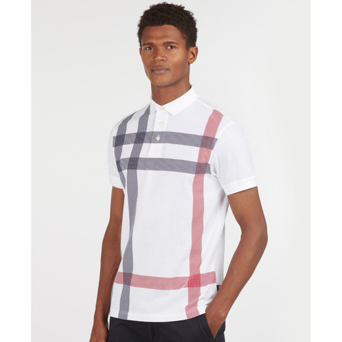 Barbour Mens Blaine Polo White