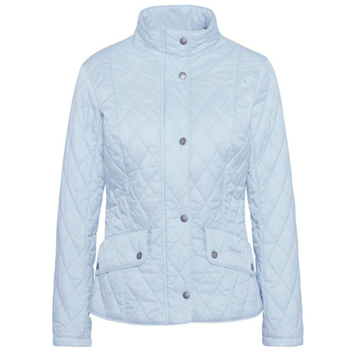 Breeze Blue Barbour Womens Flyweight Cavalry Quilted Jacket