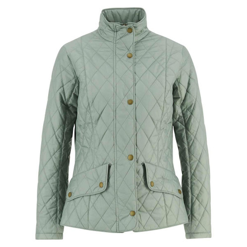 Blue Sage Barbour Womens Flyweight Cavalry Quilted Jacket