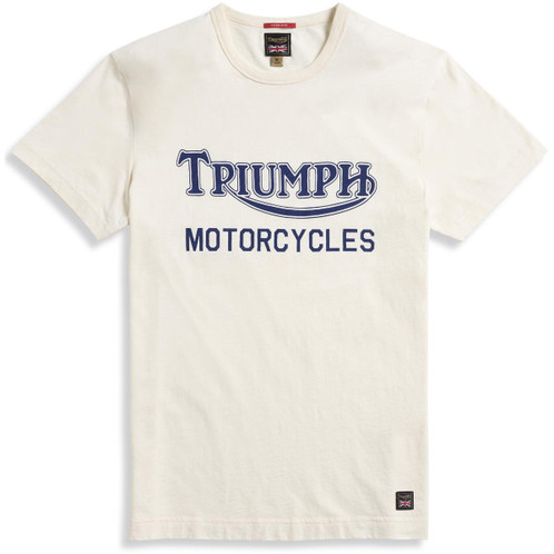 Bone/Indigo Triumph Mens Barwell Tee