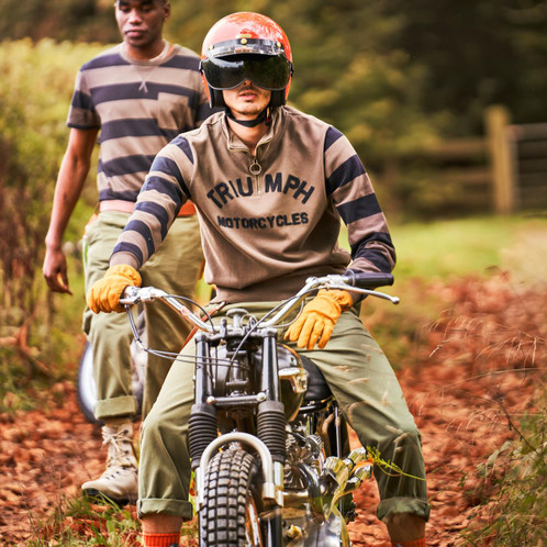 Triumph Mens Highly Zip Neck