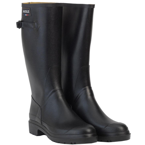 Noir Aigle Womens Cessac Wellington Boots