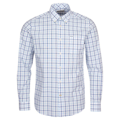 Blue Barbour Mens Bradwell Tailored Shirt