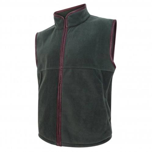 Pine Green Hoggs Of Fife Mens Stenton Fleece Gilet
