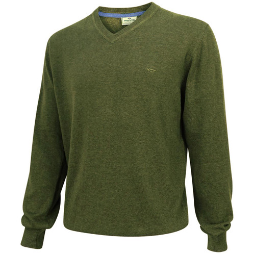 Olive Hoggs Of Fife Mens Stirling V-Neck Sweater