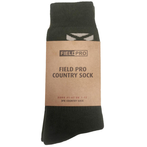 Hoggs Of Fife Field Pro Country Socks 3 Pack