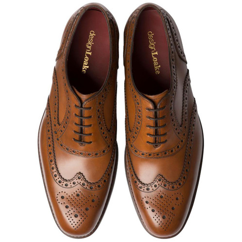 Cedar Loake Mens Kerridge Brogue Shoes Top