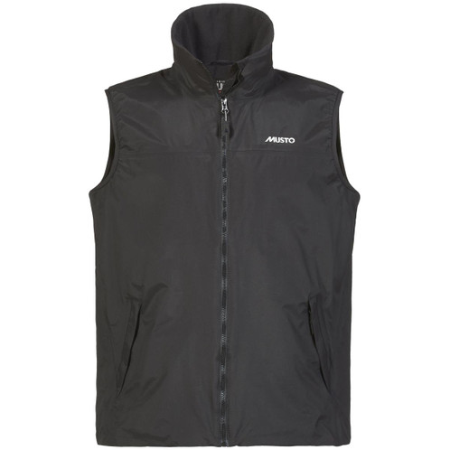 Black Musto Mens Snug Vest 2.0