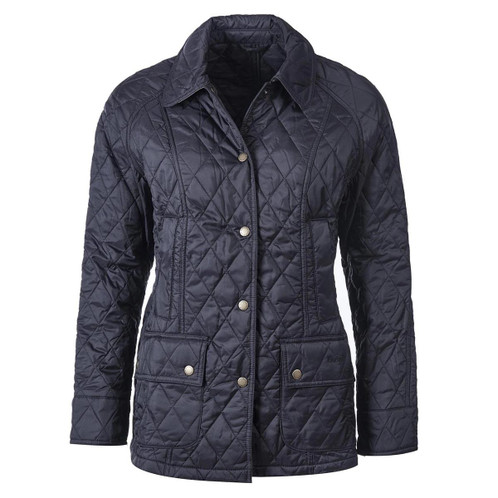 Navy Barbour Womens Summer Beadnell Quilted Jacket