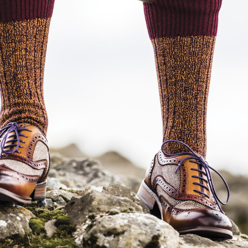 House Of Cheviot Unisex Firth Boot Socks