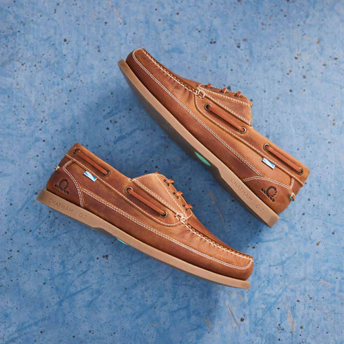 Walnut Chatham Mens Rockwell II G2 Deck Shoes Lifestyle