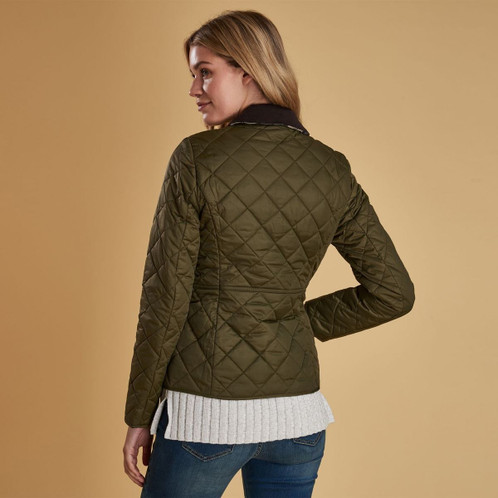 Barbour Womens Deveron Quilted Jacket Rear