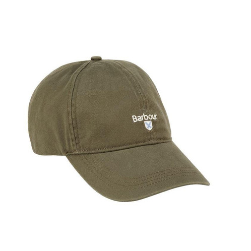 Olive Barbour Mens Cascade Sports Cap