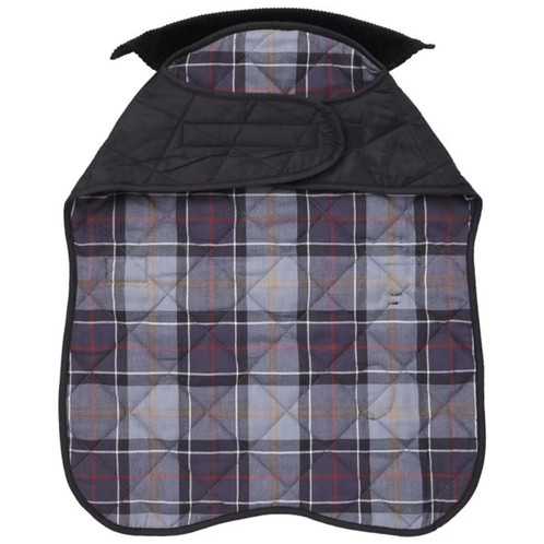 Black Barbour Quilted Dog Coat Inner