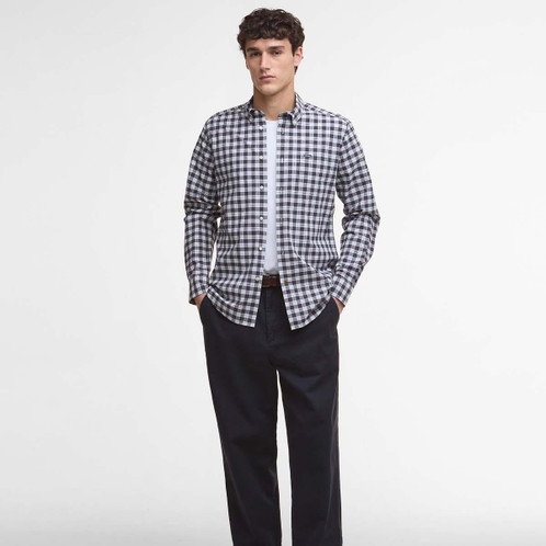 Riverstone Tartan Barbour Mens Lomond Tailored Shirt Open