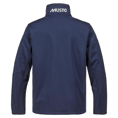 Musto Mens Essential Softshell Jacket Navy Back