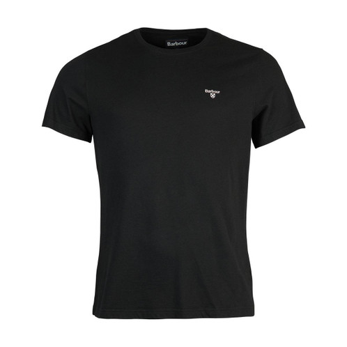 Black Barbour Mens Sports Tee